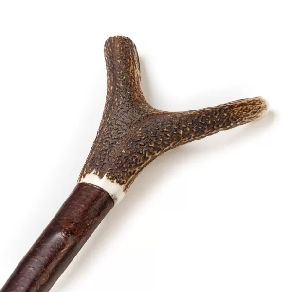 Specials X MJ Abbeyhorn X Mj - Hiking Pole Made Of Deer Antlers