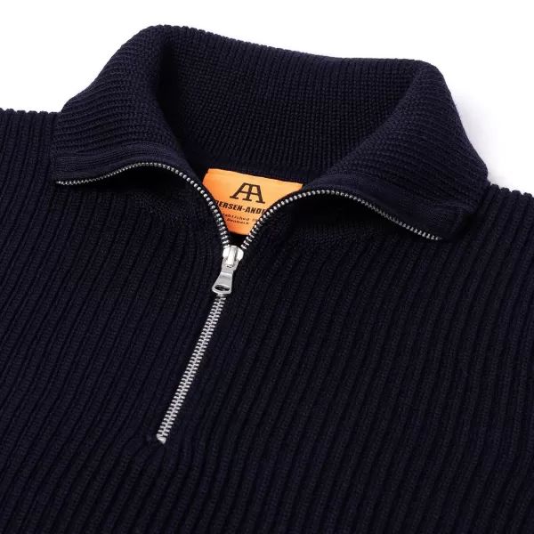 Specials X MJ Andersen-Andersen X Mj: Sweater "Half-Zip Troyer" Made Of Pure Merino
