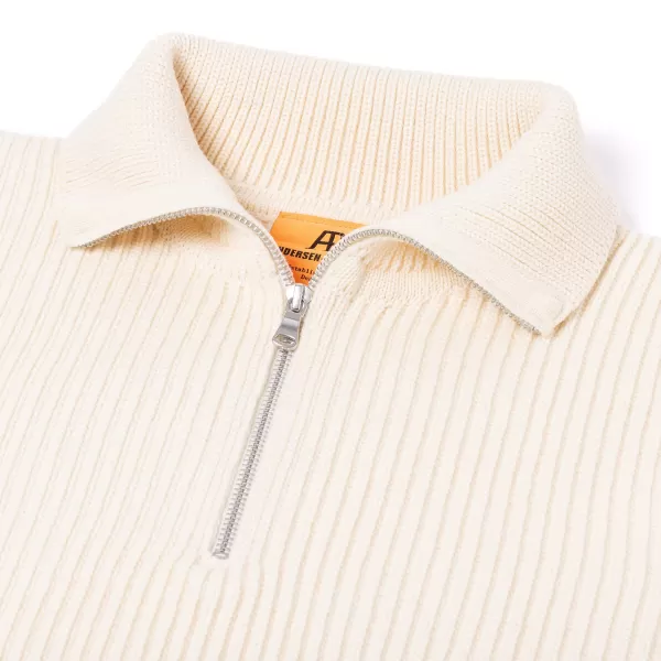 Specials X MJ Andersen-Andersen X Mj: Sweater "Half-Zip Troyer" Made Of Pure Merino