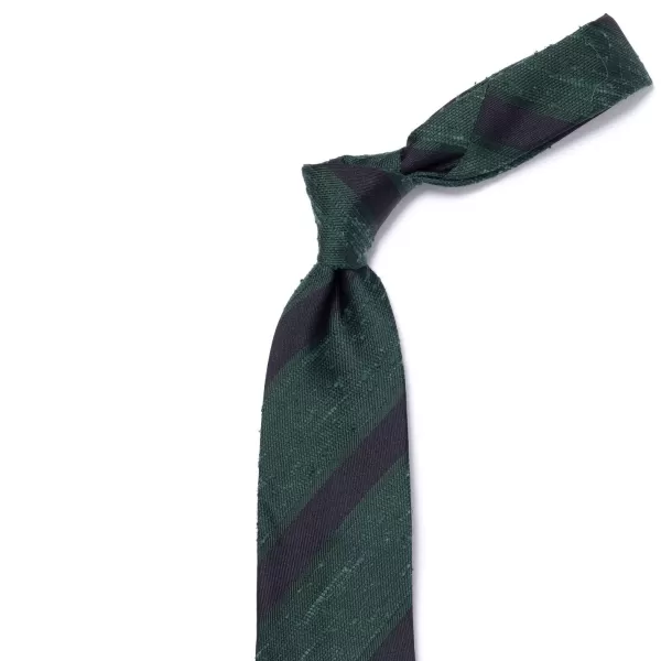 Cesare Attolini Archivio Storico: Tie "Blocco Di Shantung" In Pure Silk - Handrolled