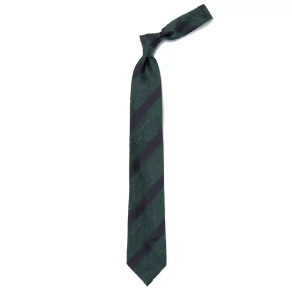 Cesare Attolini Archivio Storico: Tie "Blocco Di Shantung" In Pure Silk - Handrolled