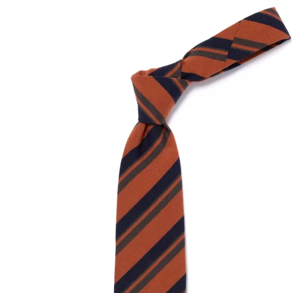 Cesare Attolini Archivio Storico: Tie "Multipli Estivi" In Wool And Cotton - Handrolle