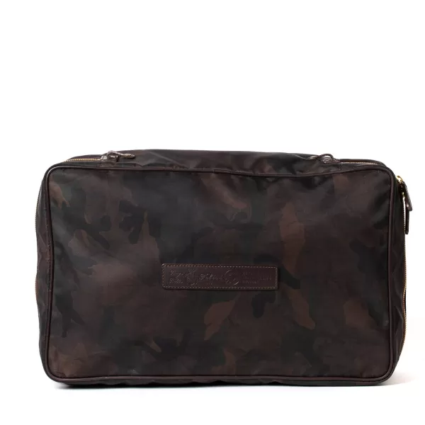 Felisi Bag "Laundry Bag" Made Of -Nylon And Saddle Leather - Handcrafte