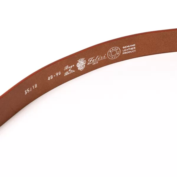 Felisi Belt "Saddle Strap" Made Of Light Brown Saddle Leather - Handcrafted