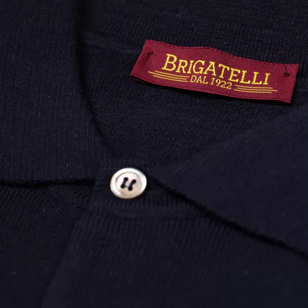 Brigatelli dal 1922 Per Michael Jondral: Knitted Polo Made Of Finest M
