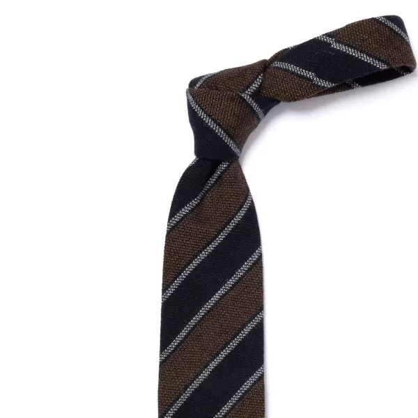 Cesare Attolini Ca Archivio Storico: Tie "Nuovo Reggimento" In Pure Cashmere - Handrol