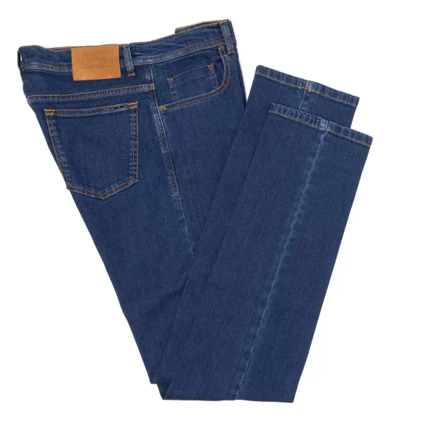 Cesare Attolini Ca Exclusively For Mj: Luxury Jeans "Soft-Denim" Made Of Soft Cotton M