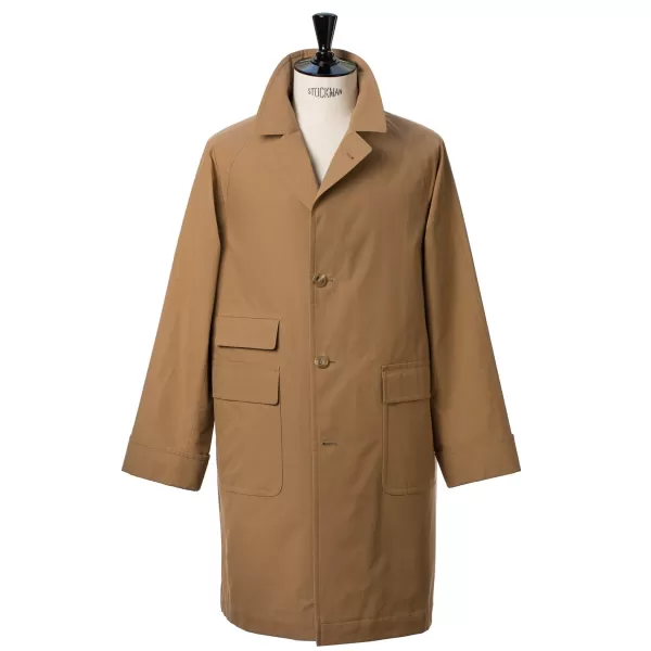 Coherence Coat "Corb Ii" Made Of Japanese Cotton Poplin