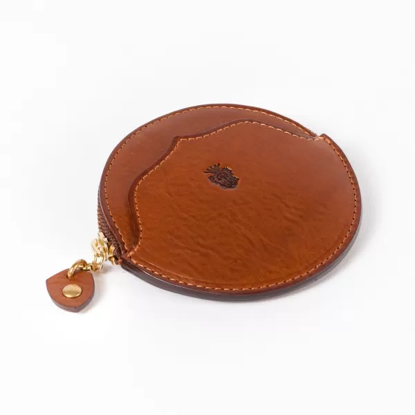 Felisi Cognac-Colored Calfskin Case With Zip