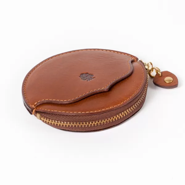 Felisi Cognac-Colored Calfskin Case With Zip