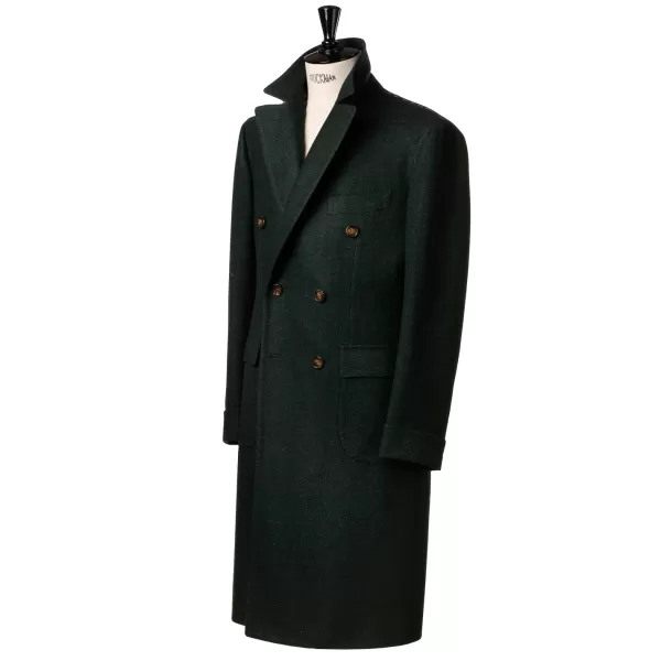 Cesare Attolini Double Breasted Coat "Spettacolo" Made Of Finest Merino Lambswool - Pu
