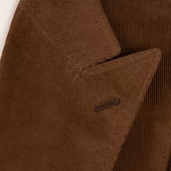 Cesare Attolini Double-Breasted Fine Corduroy Suit "Lusso Nel Paese" Made Of Original