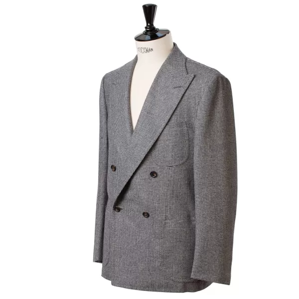 Cesare Attolini Double-Breasted Suit "Il Vero Gentiluomo" Made Of English Wool By Fox