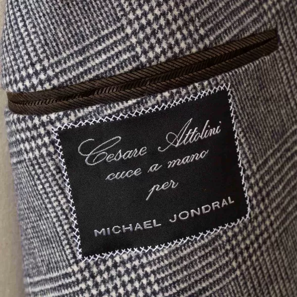 Cesare Attolini Double-Breasted Suit "Il Vero Gentiluomo" Made Of English Wool By Fox