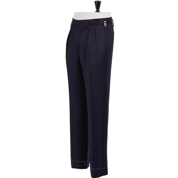 Rota Sartorial Exclusive For Michael Jondral: Dark Blue Trousers "Hollywood" With Two