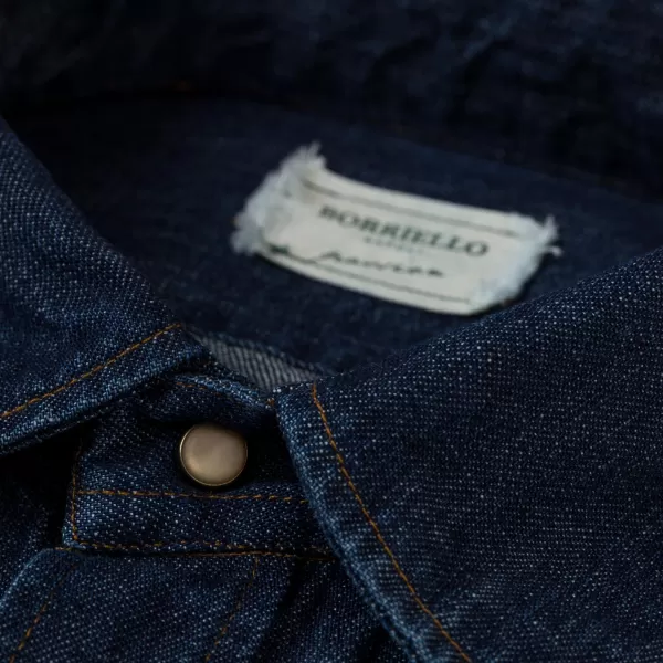 Borriello Exclusive For Michael Jondral: Japanese Cotton Denim Shirt "Italian We