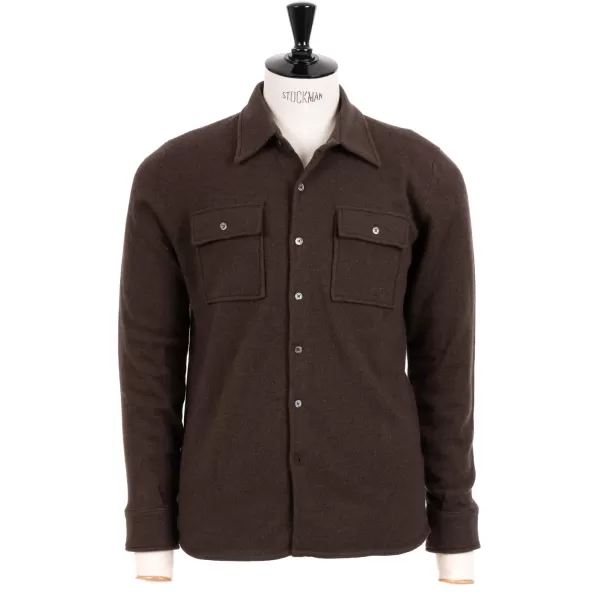 Fedeli Exclusive For Michael Jondral: Knitted Shirt "Corviglia" In Pure Cashm