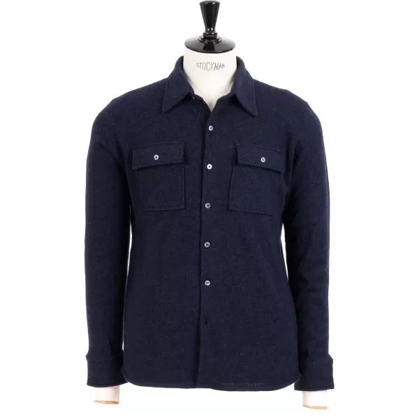 Fedeli Exclusive For Michael Jondral: Knitted Shirt "Corviglia" In Pure Cashm