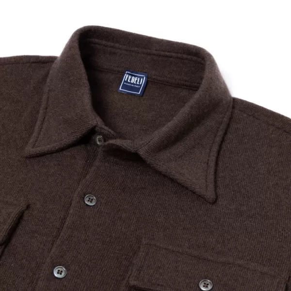 Fedeli Exclusive For Michael Jondral: Knitted Shirt "Corviglia" In Pure Cashm