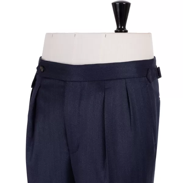 Rota Sartorial Exclusive For Michael Jondral: Trousers "New York" With Two Pleats - R