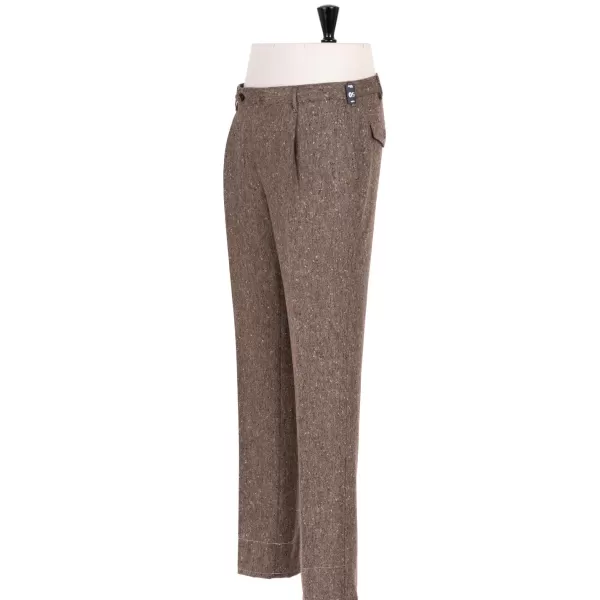 Rota Sartorial Exclusive To Michael Jondral: "Homespun" Pants In Pure Wool - Rota Sar