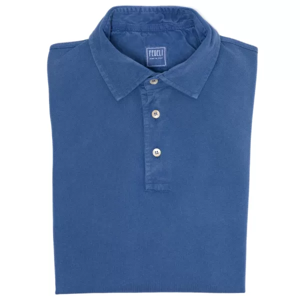 Fedeli Exclusive To Michael Jondral: "North" Long-Sleeve Polo In Pure Giza Co