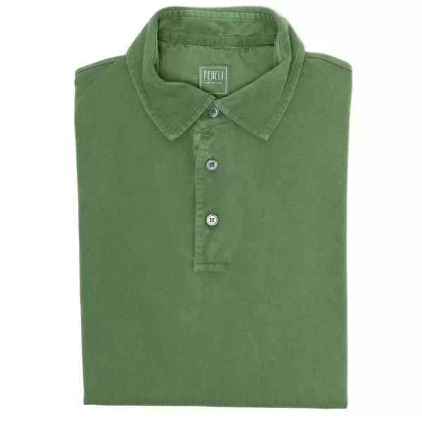 Fedeli Exklusiv Fur Michael Jondral: Longsleeve-Polo "North" Aus Reiner Giza-