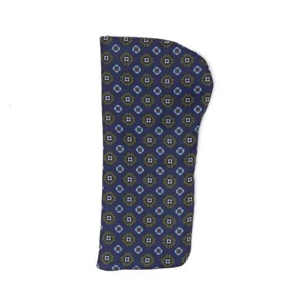 E. Marinella Glasses Case "Silk Case" Made Of Printed Silk - Purely Handcrafted