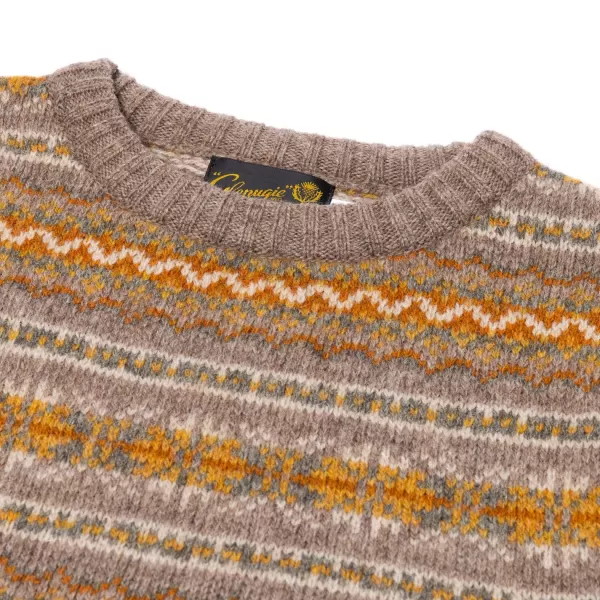 Glenugie Exclusive X Mj: Pure Wool "Fairisle Roundneck Jumper" Sweater