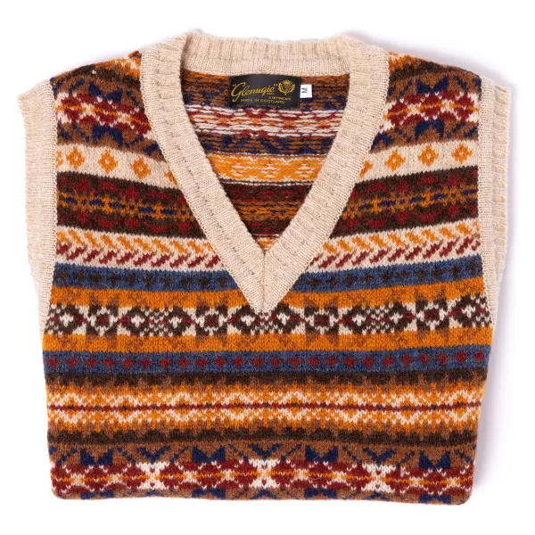 Glenugie Exclusive X Mj: Pure Wool "Fairisle Slipover" Sweater - Pure