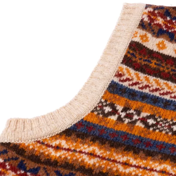 Glenugie Exclusive X Mj: Pure Wool "Fairisle Slipover" Sweater - Pure