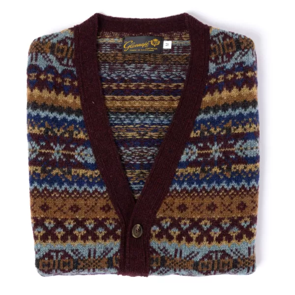 Glenugie Exclusive X Mj: Pure Wool "Fairisle Waistcoat" - Pure Soft Sh