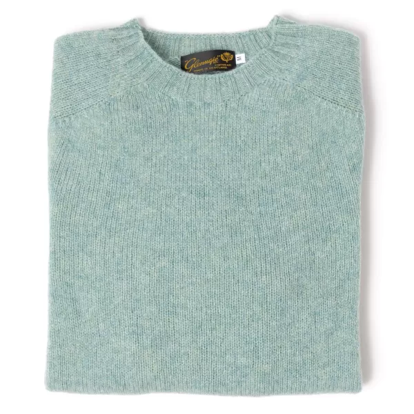 Glenugie Exclusive X Mj: Sweater "Round Jumper" Made Of Pure Wool - Ci