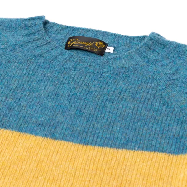 Glenugie Exclusive X Mj: Sweater "Stripe Jumper" Made Of Pure Wool - C