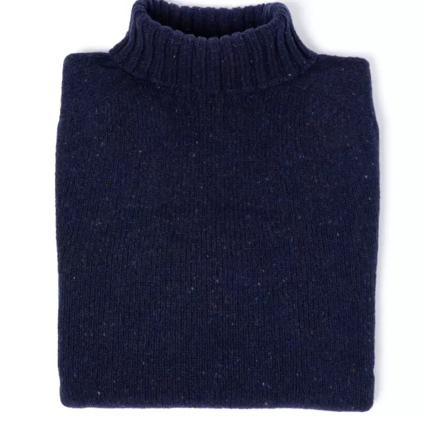 Glenugie X Mj: Pure Wool "Donegal Polo Jumper" Sweater - Supersoft Lam