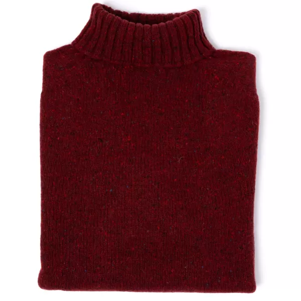 Glenugie X Mj: Pure Wool "Donegal Polo Jumper" Sweater - Supersoft Lam