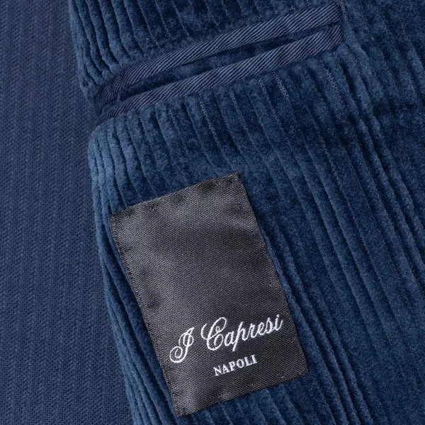 I Capresi X Mj: "Arte D'Epoca" Jacket In Washed Cotton Corduroy