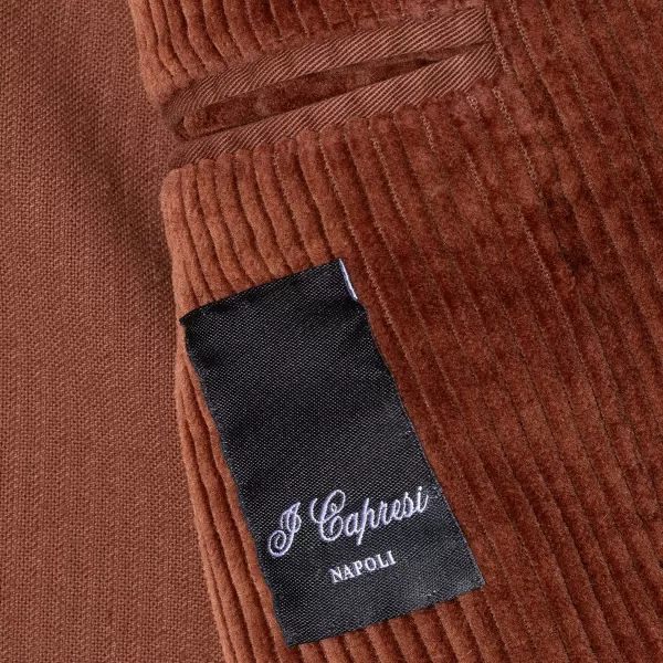 I Capresi X Mj: "Arte D'Epoca" Jacket In Washed Cotton Corduroy