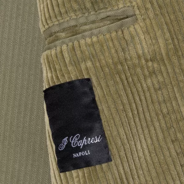 I Capresi X Mj: "Arte D'Epoca" Jacket In Washed Cotton Corduroy