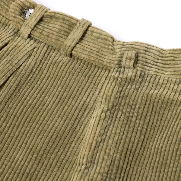 I Capresi X Mj: Cargo Pant "Vesuvio" In Washed Cotton Corduroy