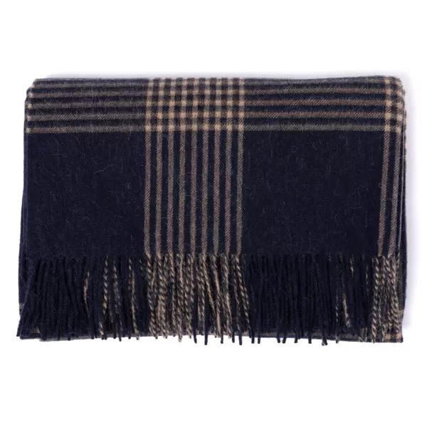 Joshua Ellis X Mj: Plaid Blanket "New Home Plaid" In Lambswool And Alp