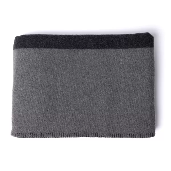 Joshua Ellis X Mj: Pure Scottish Lambswool "Doubleface Throw" Blanket