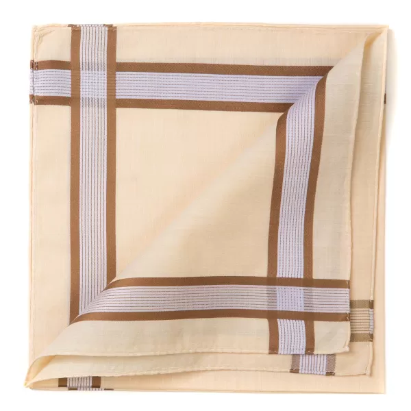 Simonnot-Godard Limited Edition: "Bellagio Archive 1932" Handkerchief Made Of Pure Cot