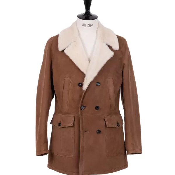 Rifugio Limited Edition: Caban Jacket "New Robert" From Grown Lambskin - Handm