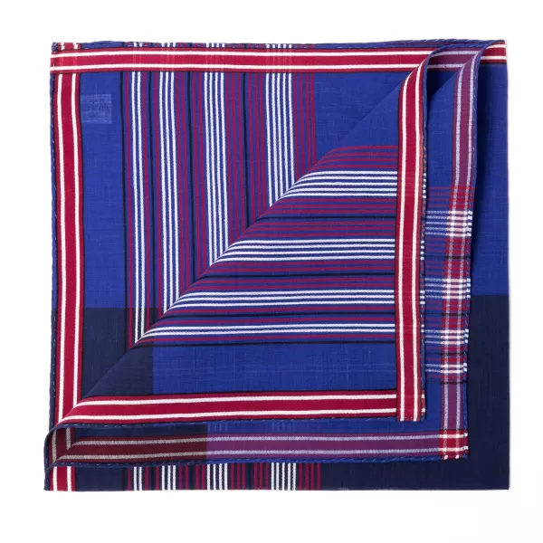 Simonnot-Godard Limited Edition: Handkerchief "Vintage Shetland 1960" Made Of Pure Cot