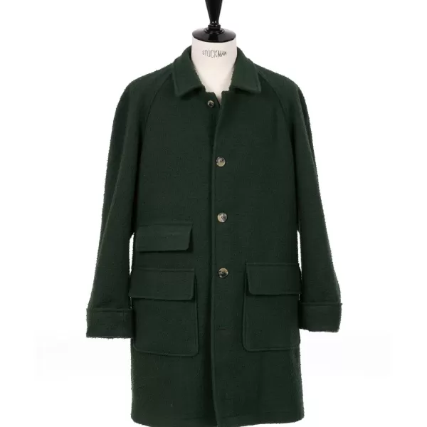 Justo Gimeno Limited Edition X Mj: Coat "Maremmano Raglan Coat" Made Of O