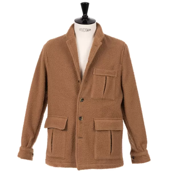 Justo Gimeno Limited Edition X Mj: Hemd-Jacke "Maremma Teba Jacket" Aus Original Ca