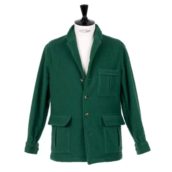 Justo Gimeno Limited Edition X Mj: Shirt-Jacket "Maremma Teba Jacket" In Original C