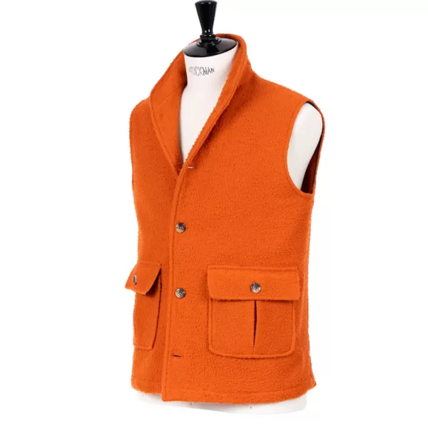 Justo Gimeno Limited Edition X Mj: Vest "Maremma Teba Vest" In Original Casentino W