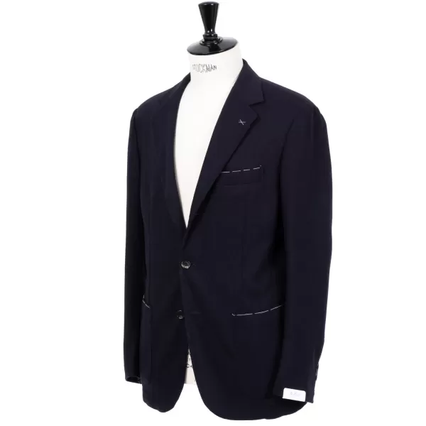 De Petrillo Lusso Moderno Jacket Made From A Wool Mix By Ferla - Handm